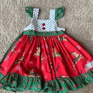 Eleanor Rose Christmas Tie Dress